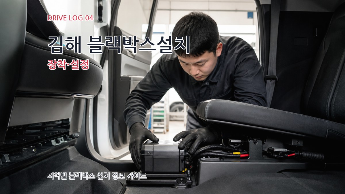 김해 블랙박스설치 장착·설정