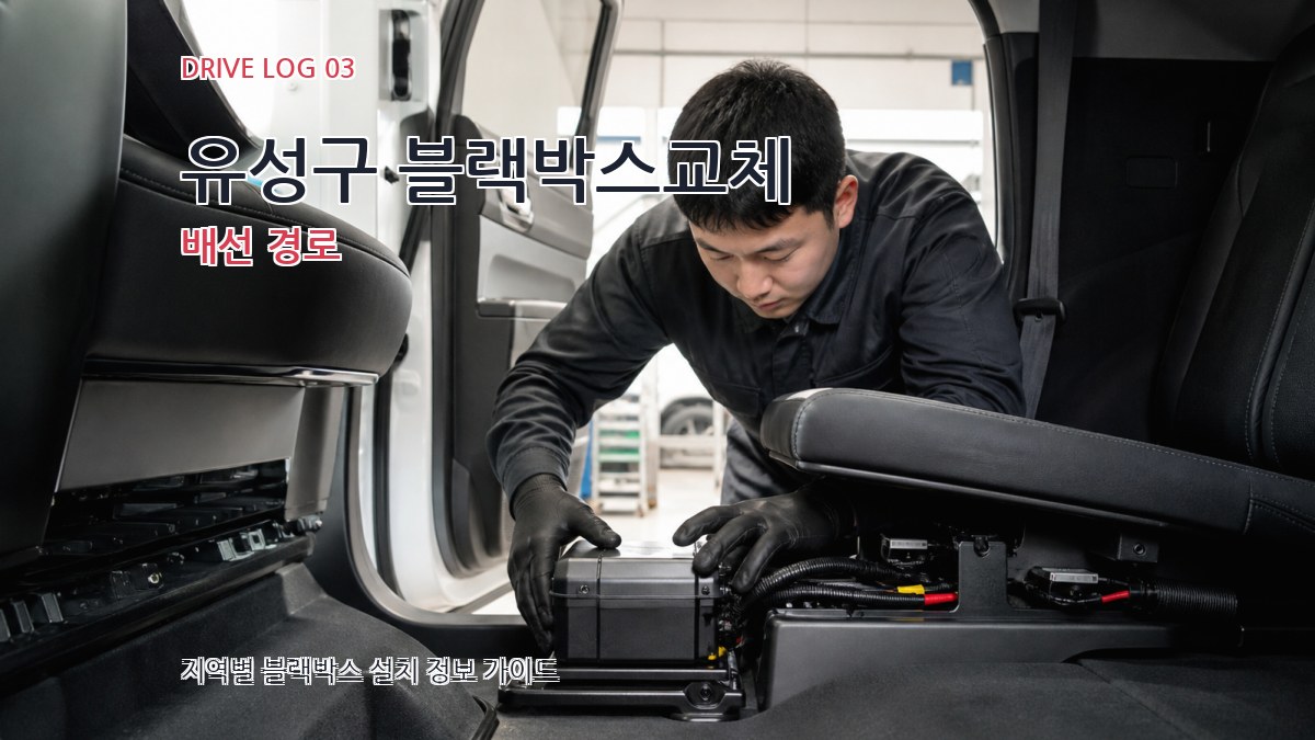 유성구 블랙박스교체 배선 경로