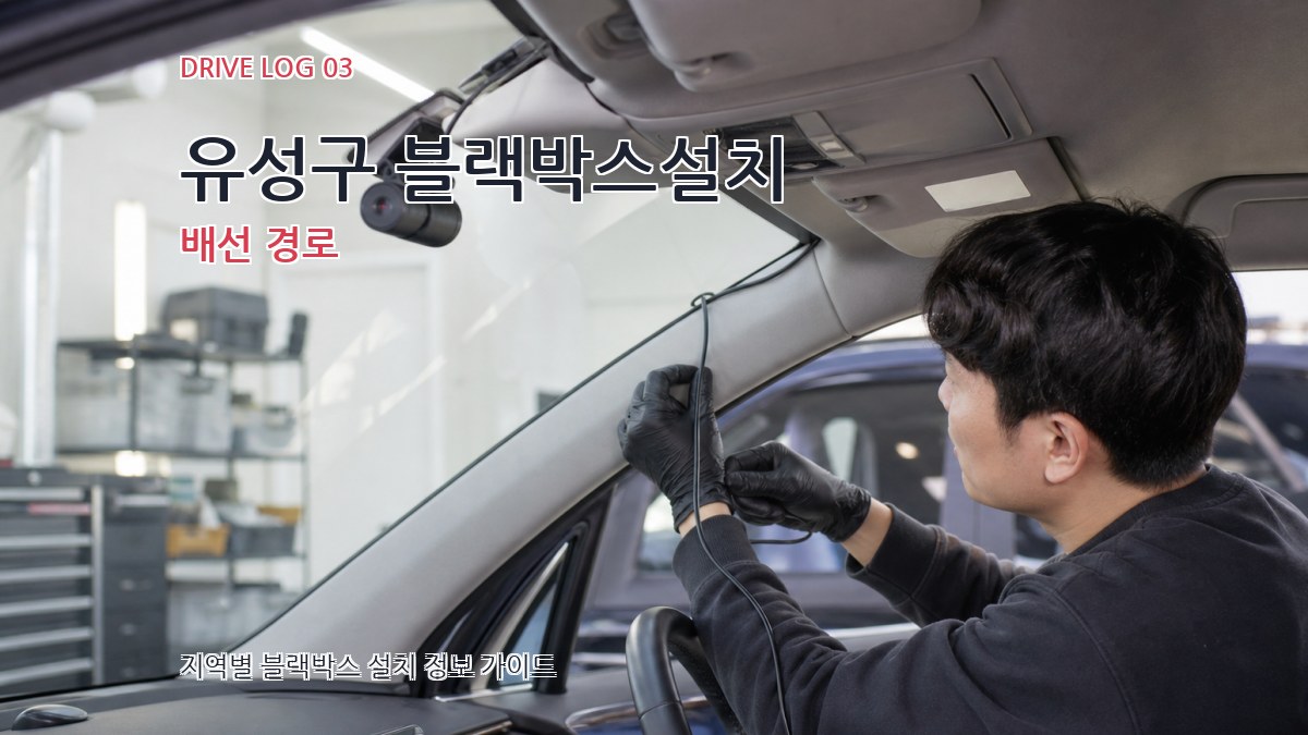 유성구 블랙박스설치 배선 경로