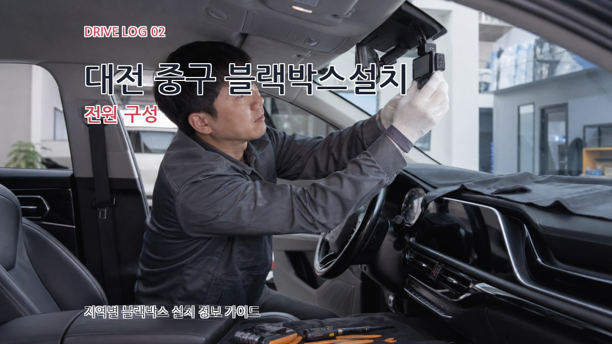 대전 중구 블랙박스설치 전원 구성
