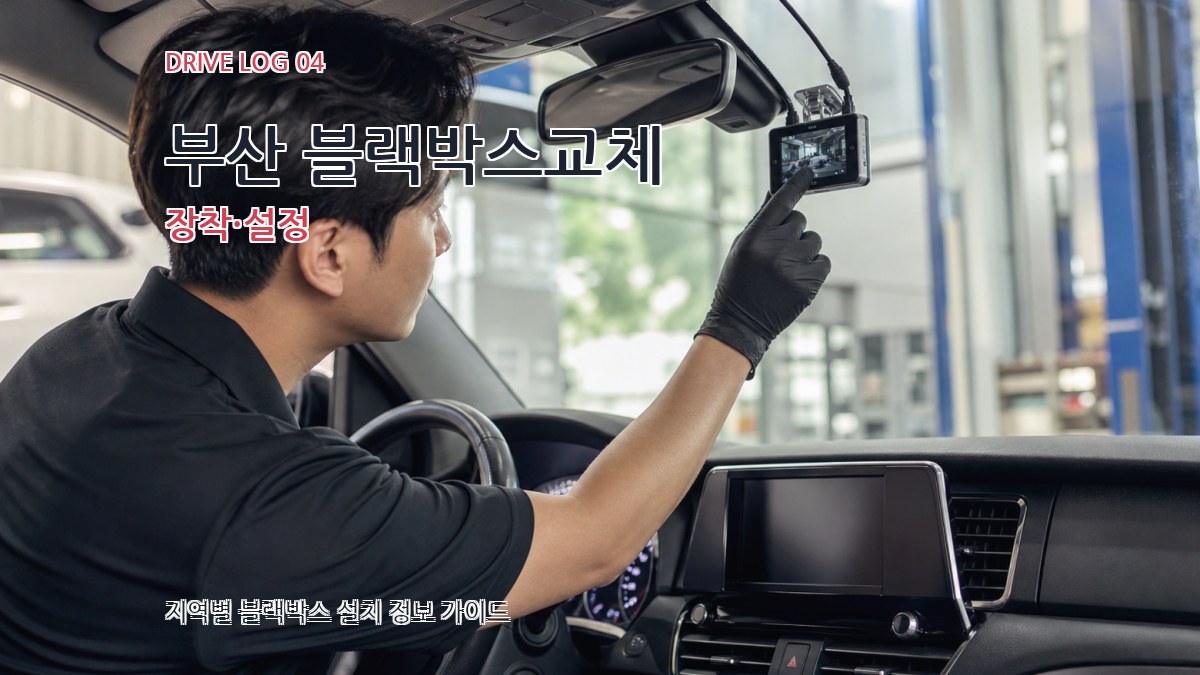 부산 블랙박스교체 장착·설정