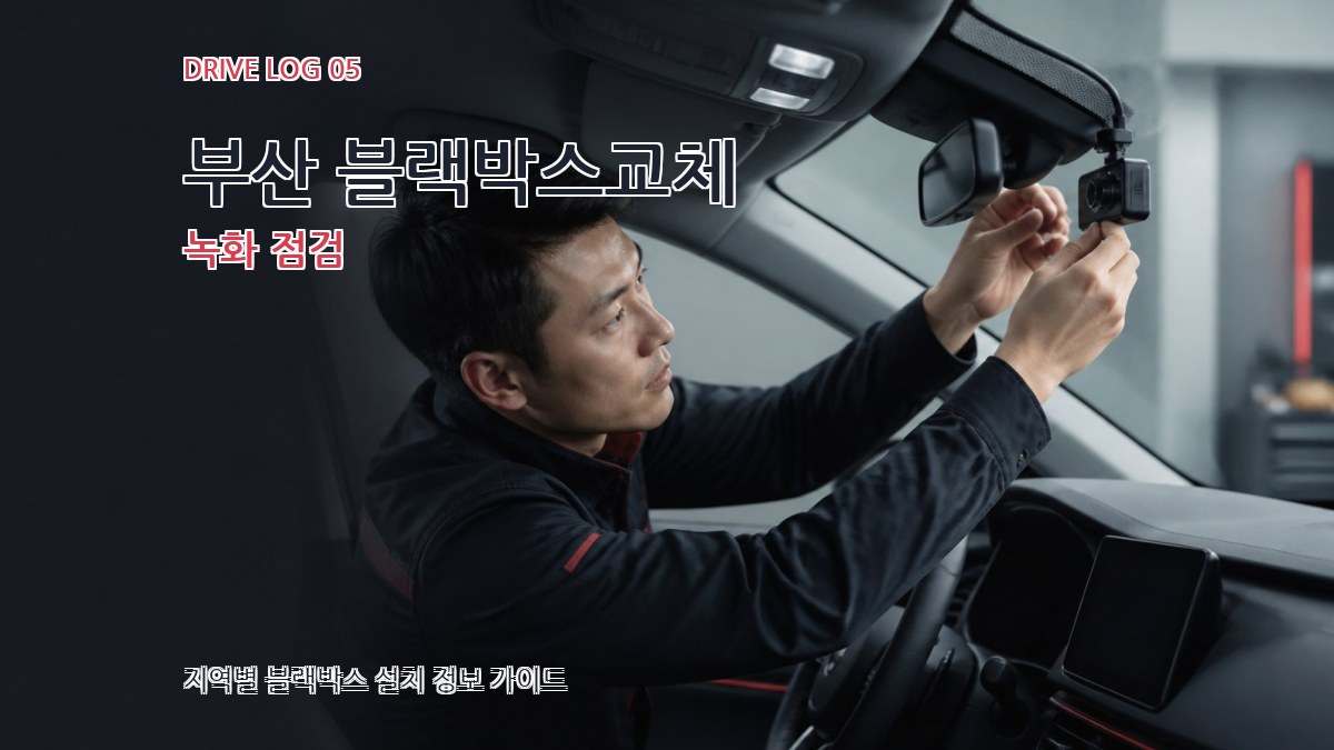 부산 블랙박스교체 녹화 점검