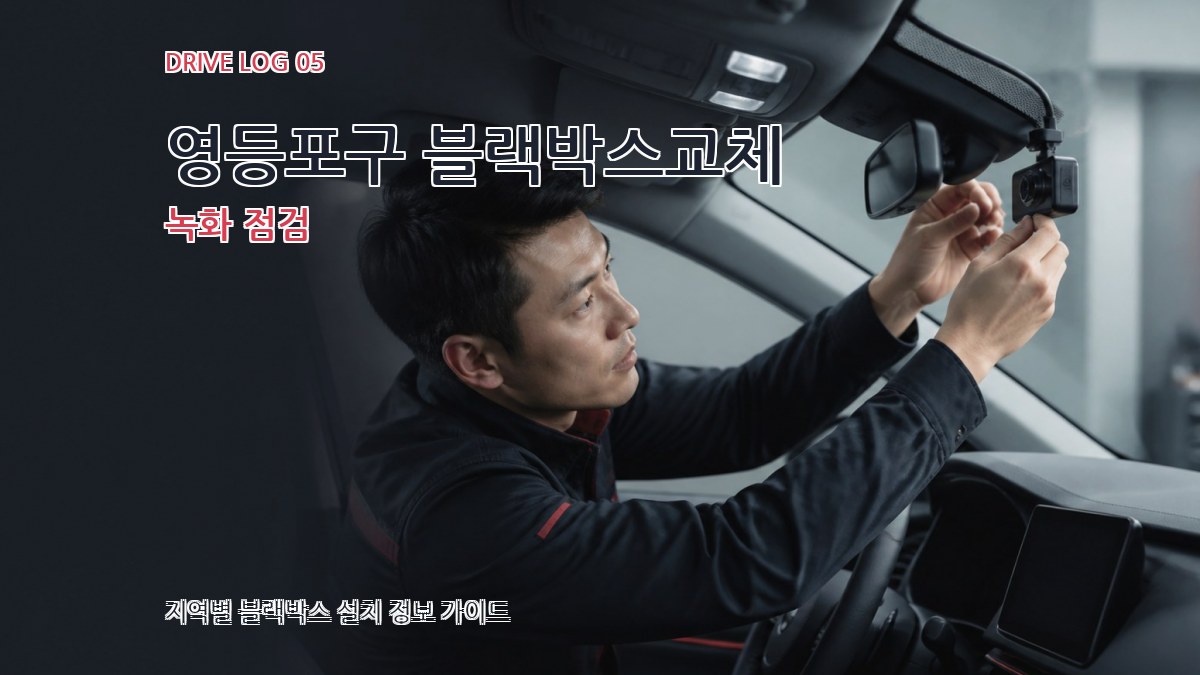 영등포구 블랙박스교체 녹화 점검