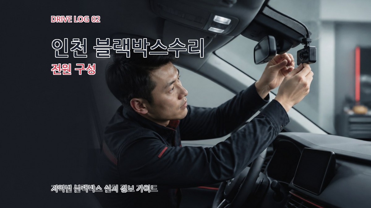 인천 블랙박스수리 전원 구성