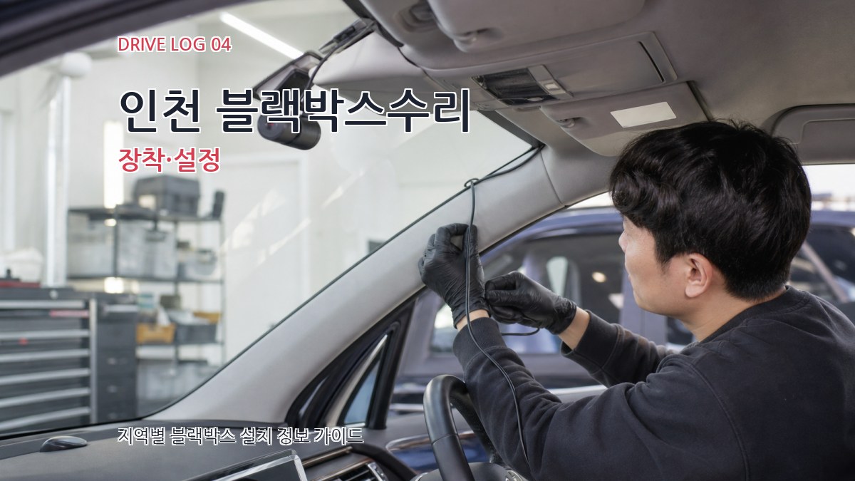 인천 블랙박스수리 장착·설정