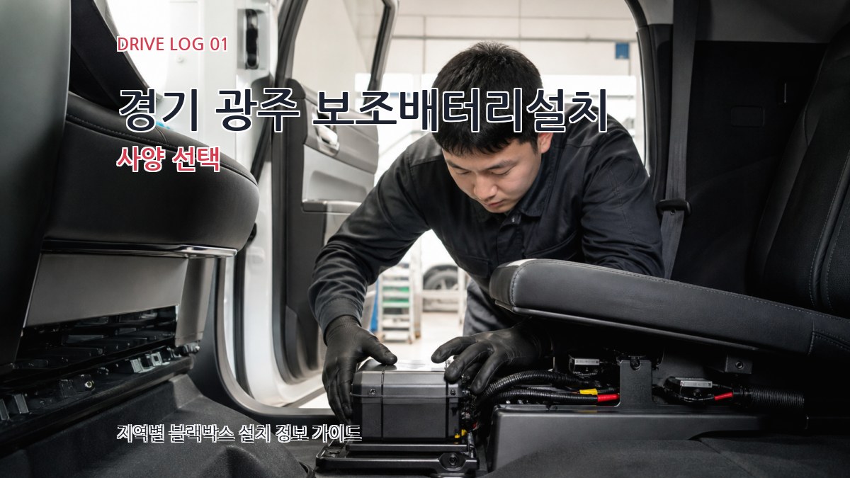 경기 광주 보조배터리설치