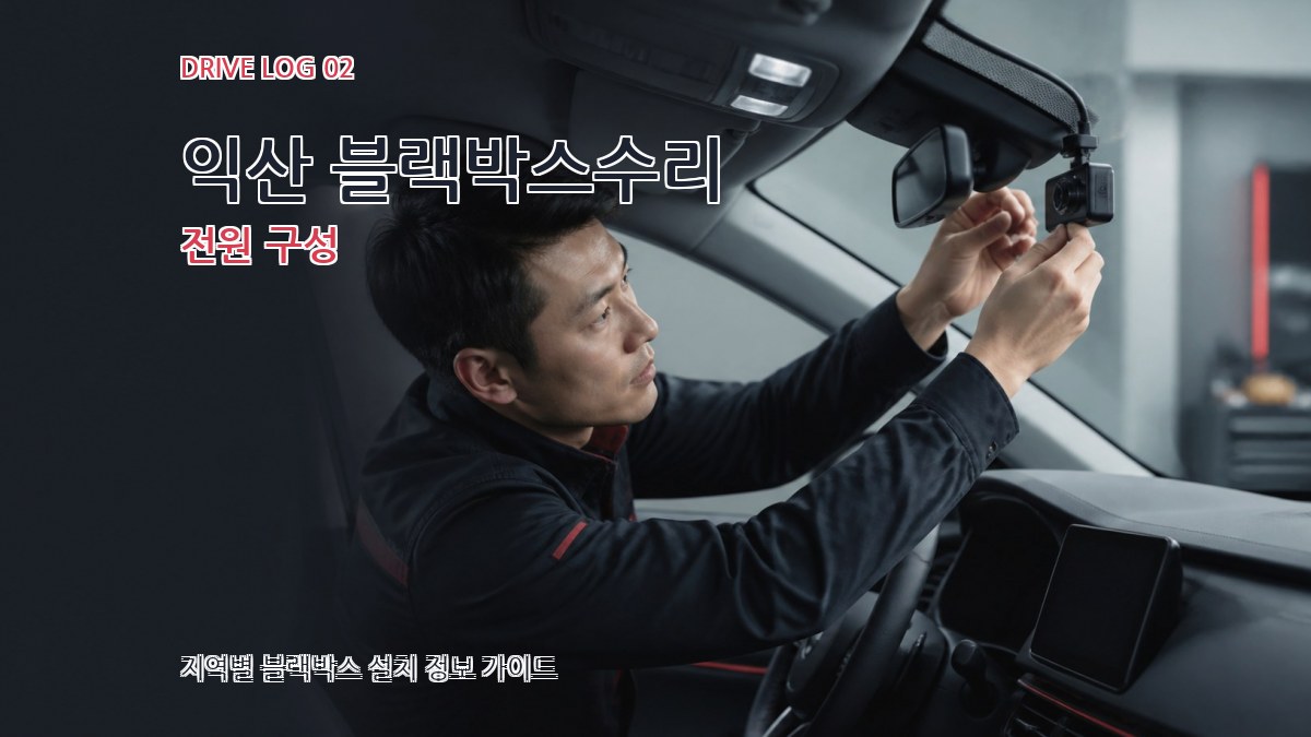 익산 블랙박스수리 전원 구성