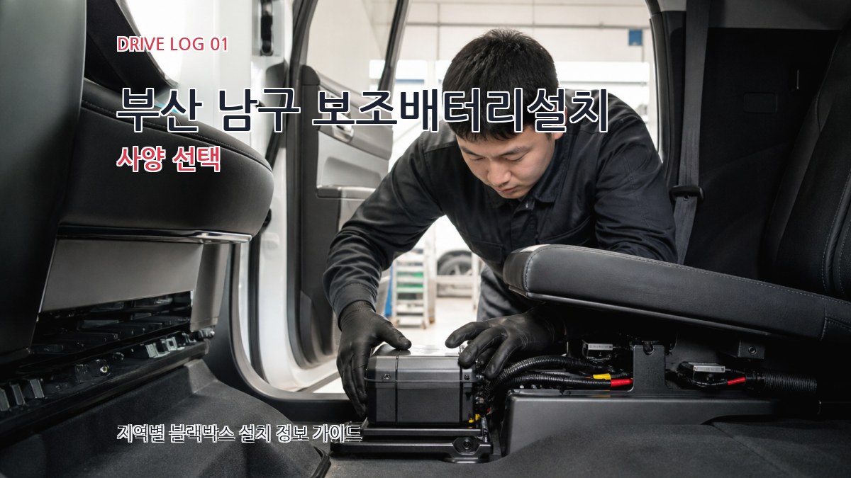부산 남구 보조배터리설치