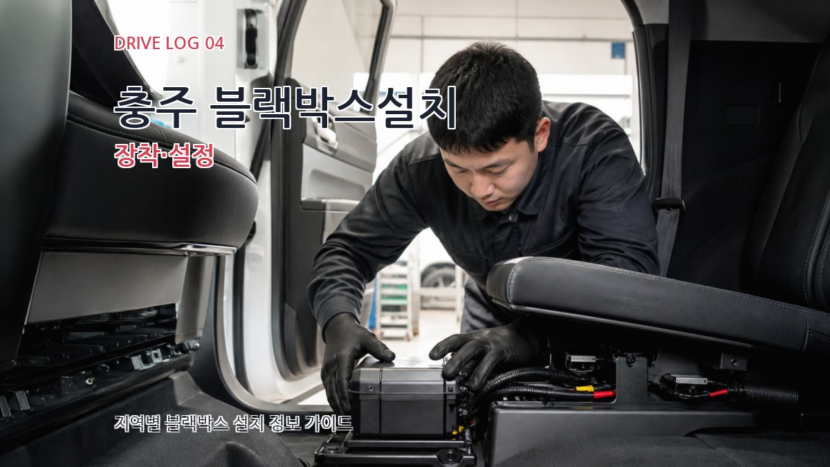 충주 블랙박스설치 장착·설정