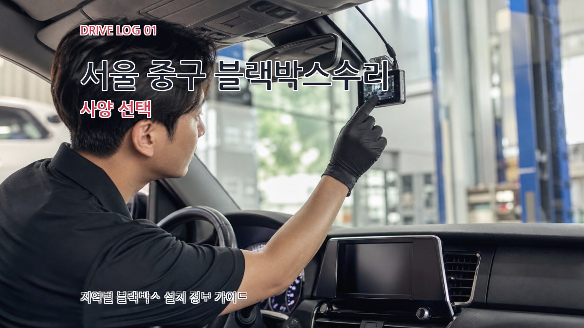 서울 중구 블랙박스수리