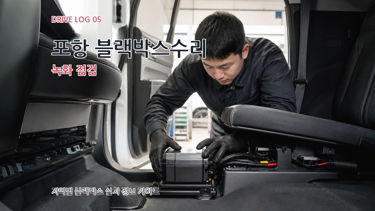 포항 블랙박스수리 녹화 점검
