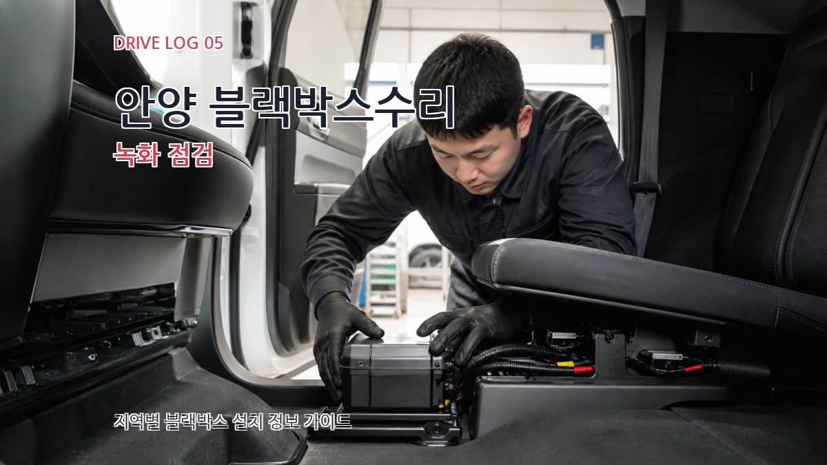 안양 블랙박스수리 녹화 점검