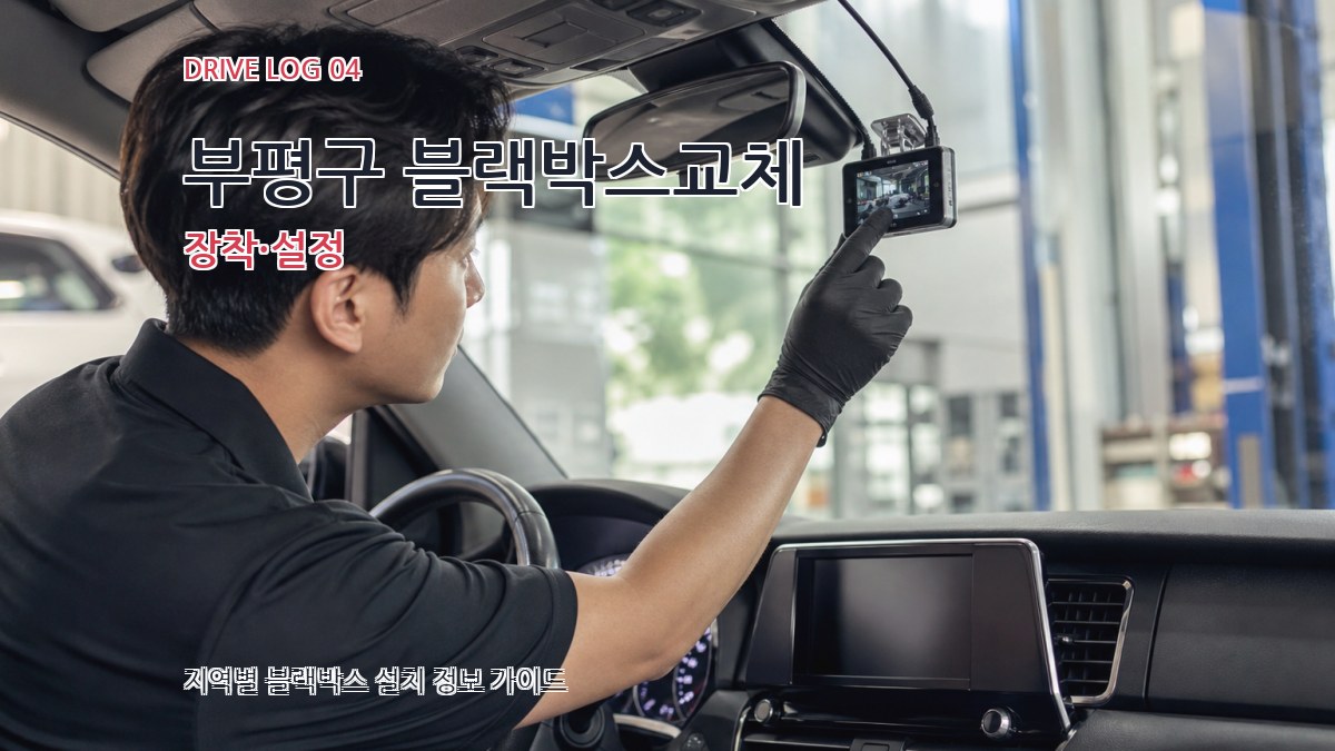 부평구 블랙박스교체 장착·설정