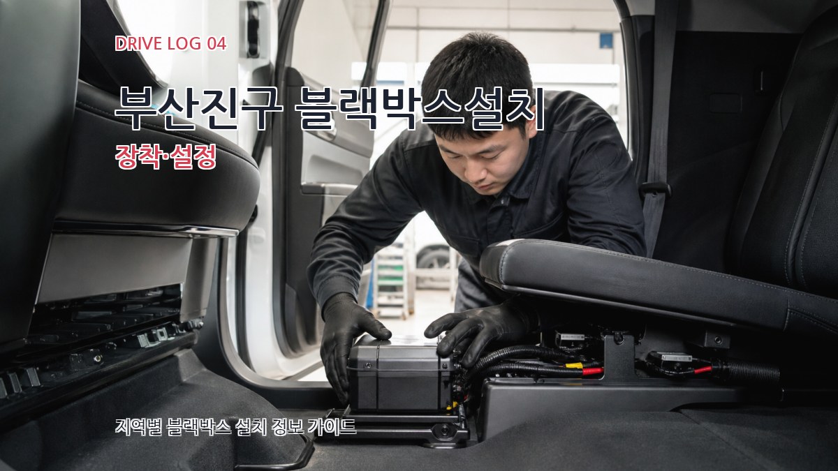 부산진구 블랙박스설치 장착·설정