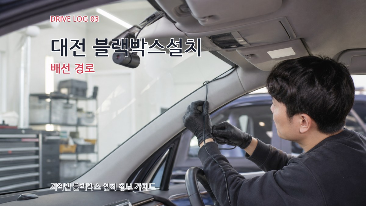 대전 블랙박스설치 배선 경로