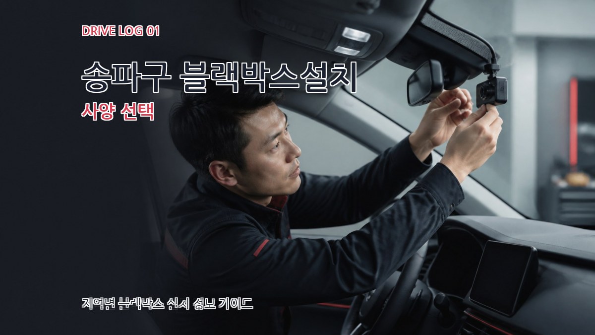 송파구 블랙박스설치