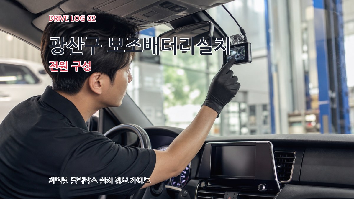 광산구 보조배터리설치 전원 구성