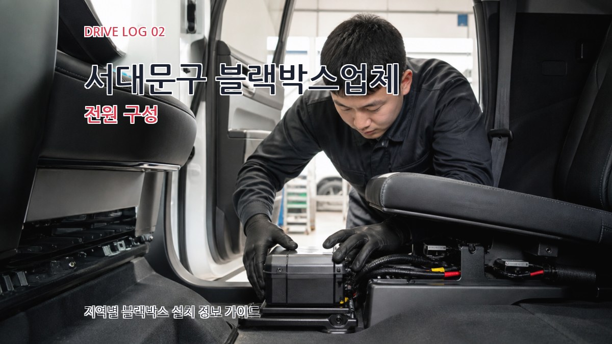 서대문구 블랙박스업체 전원 구성