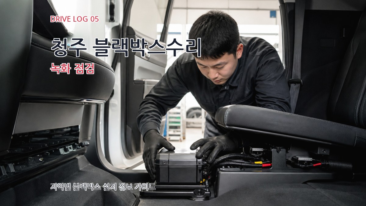 청주 블랙박스수리 녹화 점검
