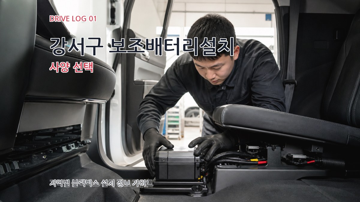 강서구 보조배터리설치
