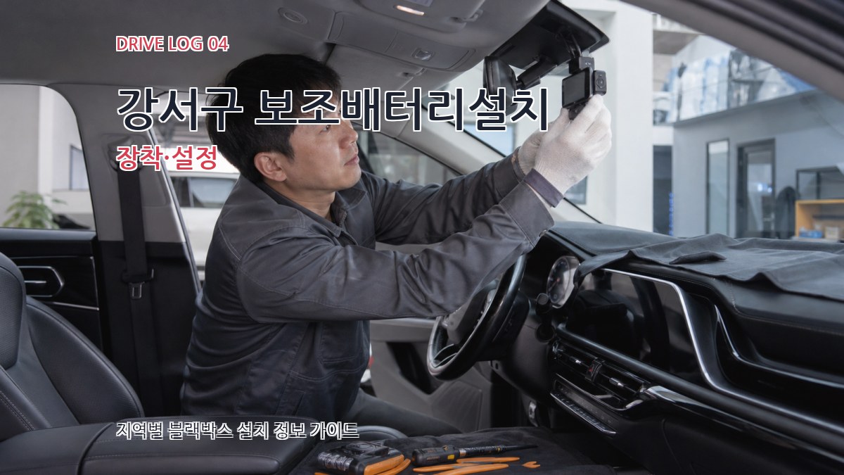 강서구 보조배터리설치 장착·설정