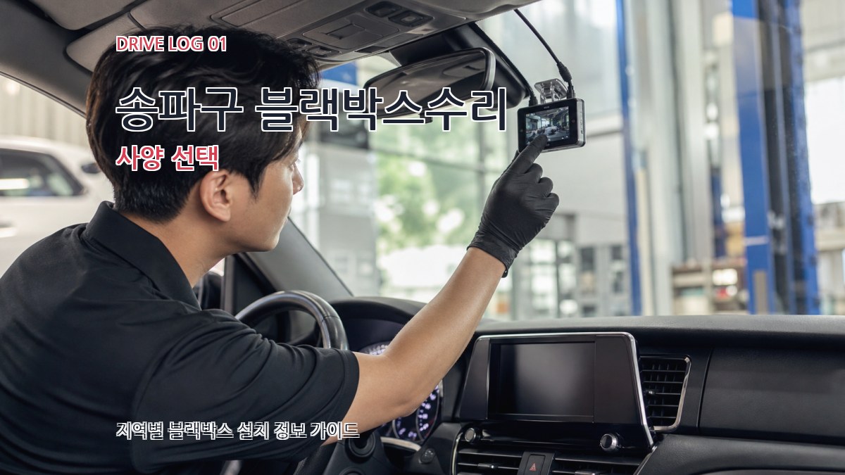 송파구 블랙박스수리