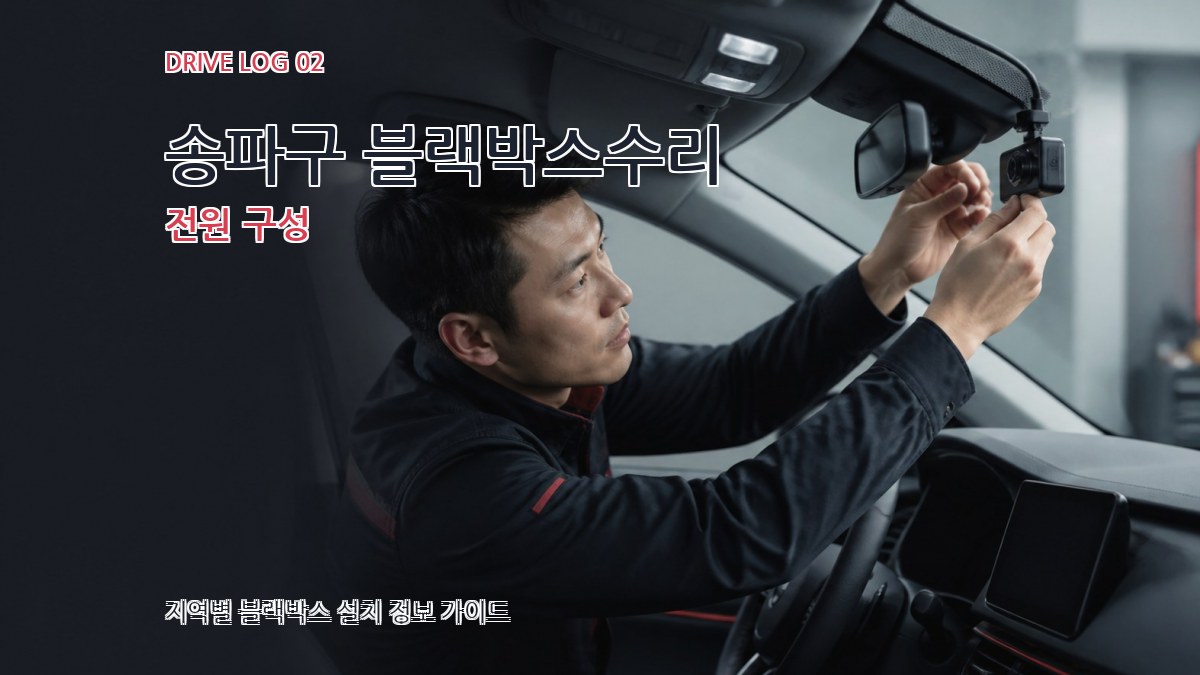 송파구 블랙박스수리 전원 구성