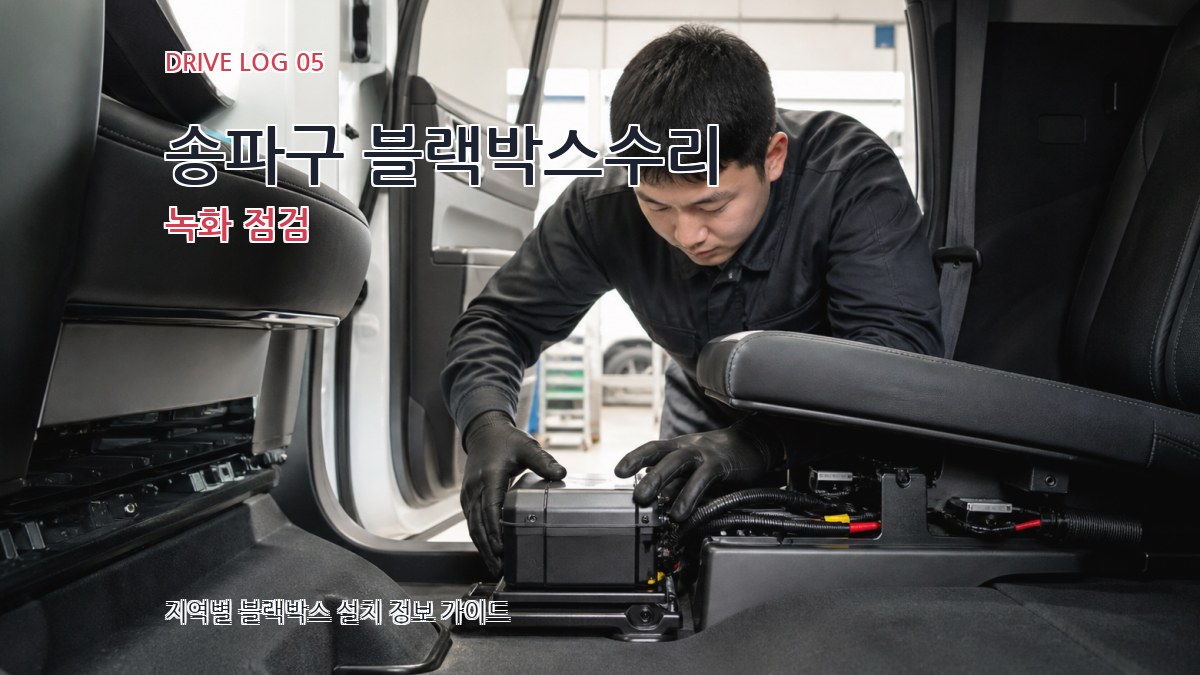 송파구 블랙박스수리 녹화 점검