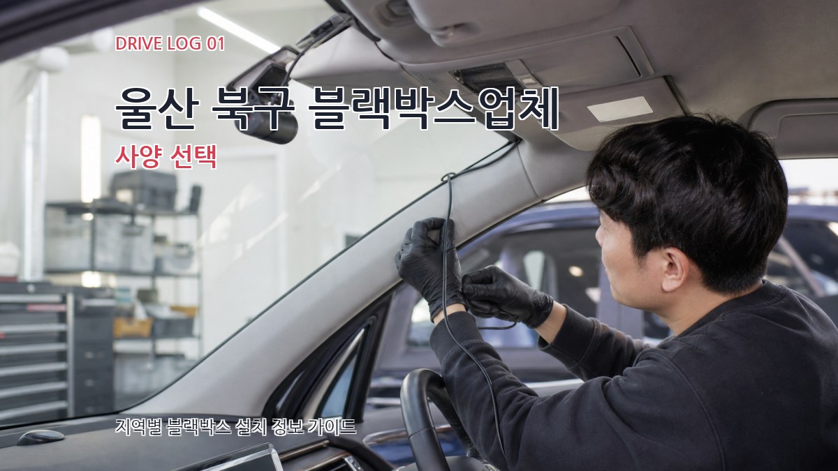 울산 북구 블랙박스업체