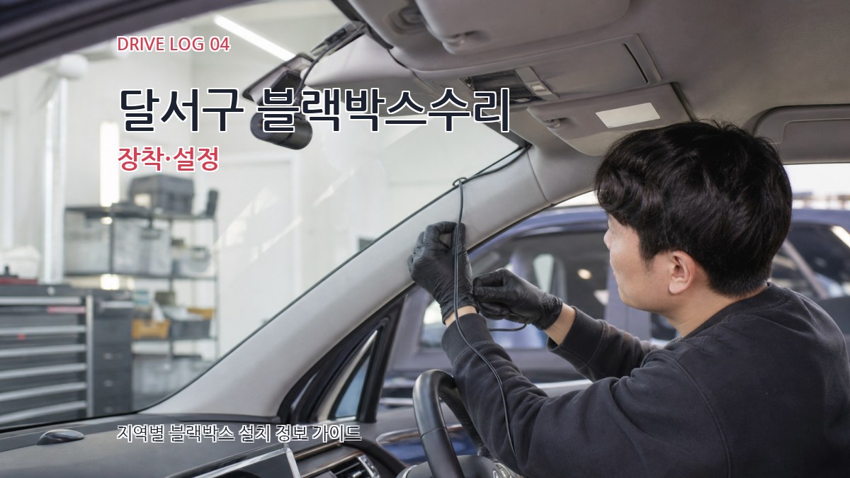 달서구 블랙박스수리 장착·설정