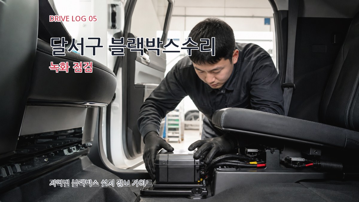 달서구 블랙박스수리 녹화 점검