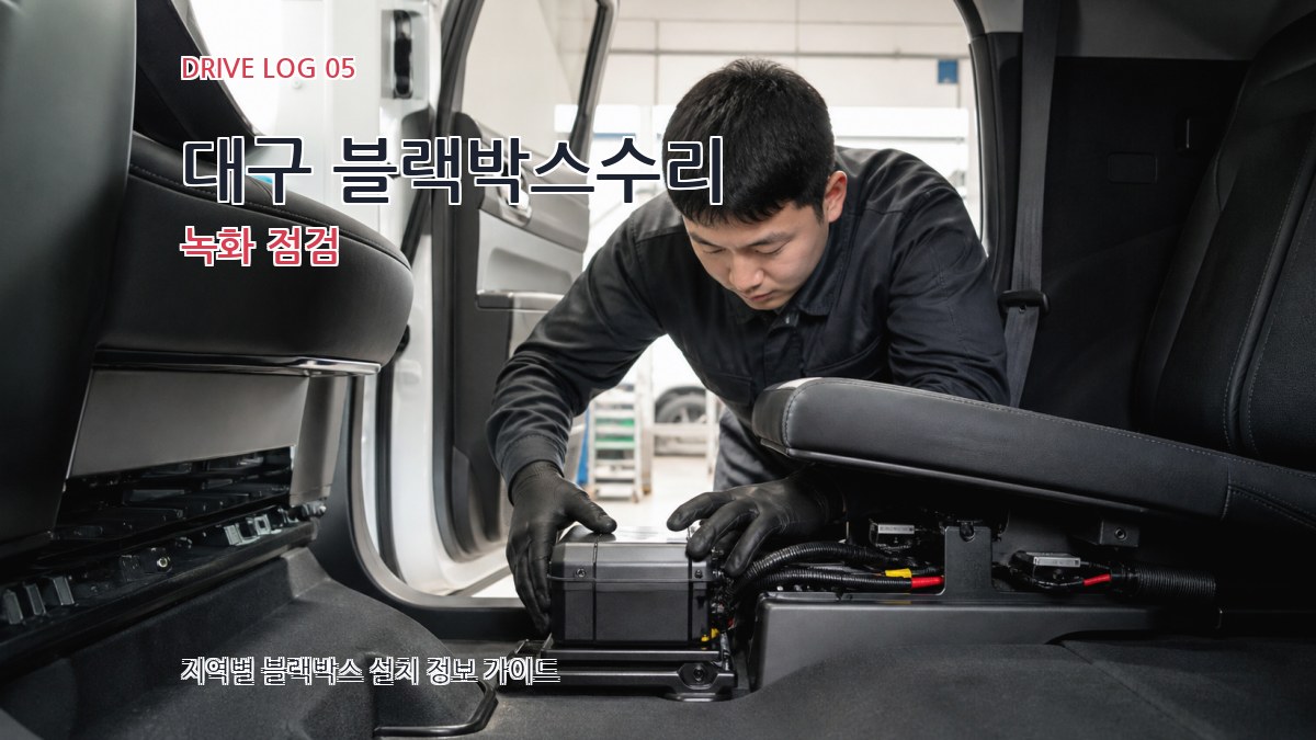 대구 블랙박스수리 녹화 점검