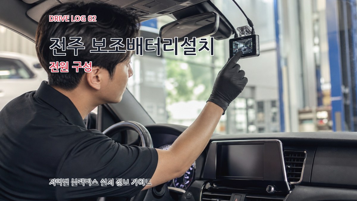 전주 보조배터리설치 전원 구성