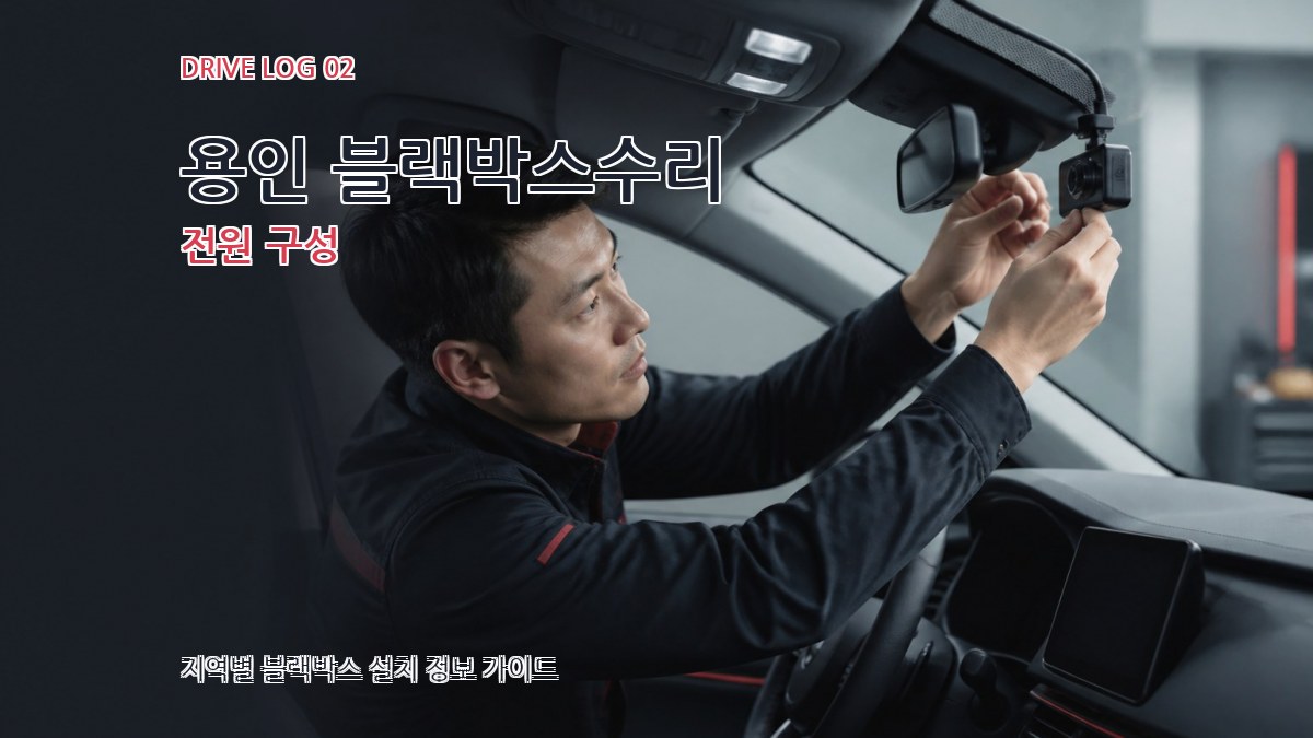 용인 블랙박스수리 전원 구성