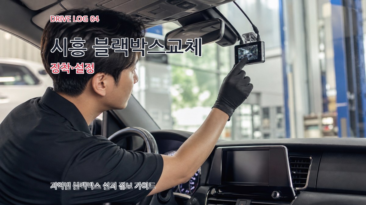 시흥 블랙박스교체 장착·설정