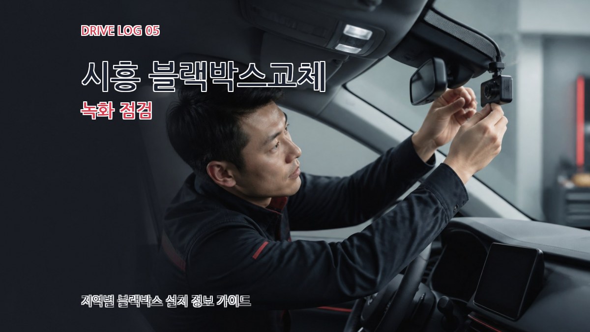 시흥 블랙박스교체 녹화 점검
