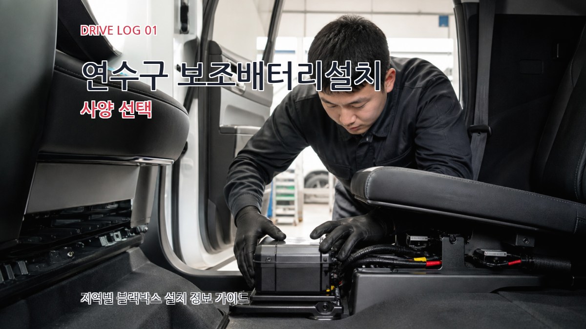 연수구 보조배터리설치