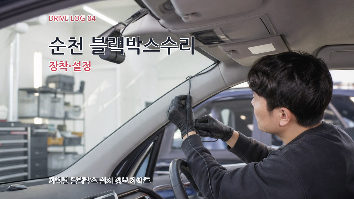 순천 블랙박스수리 장착·설정