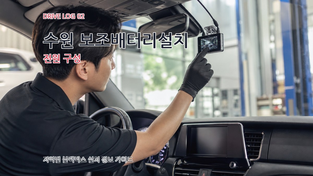 수원 보조배터리설치 전원 구성