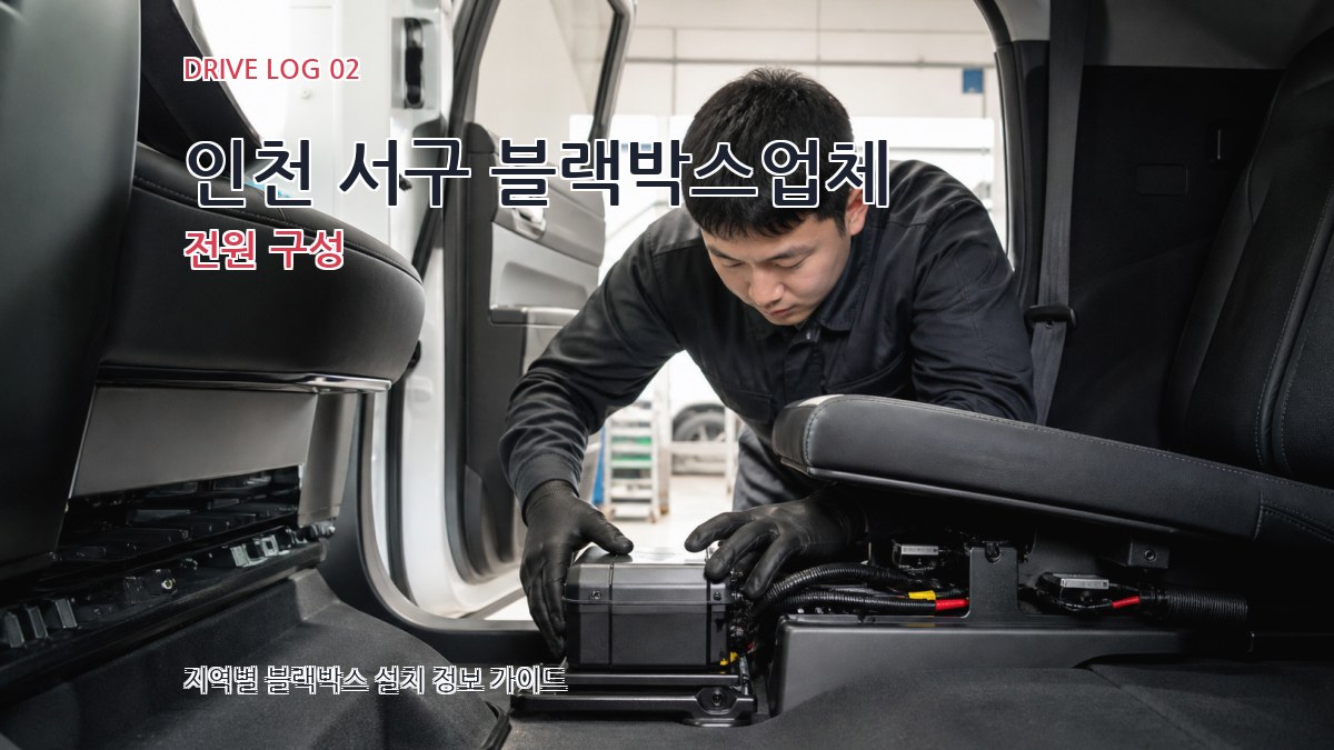 인천 서구 블랙박스업체 전원 구성