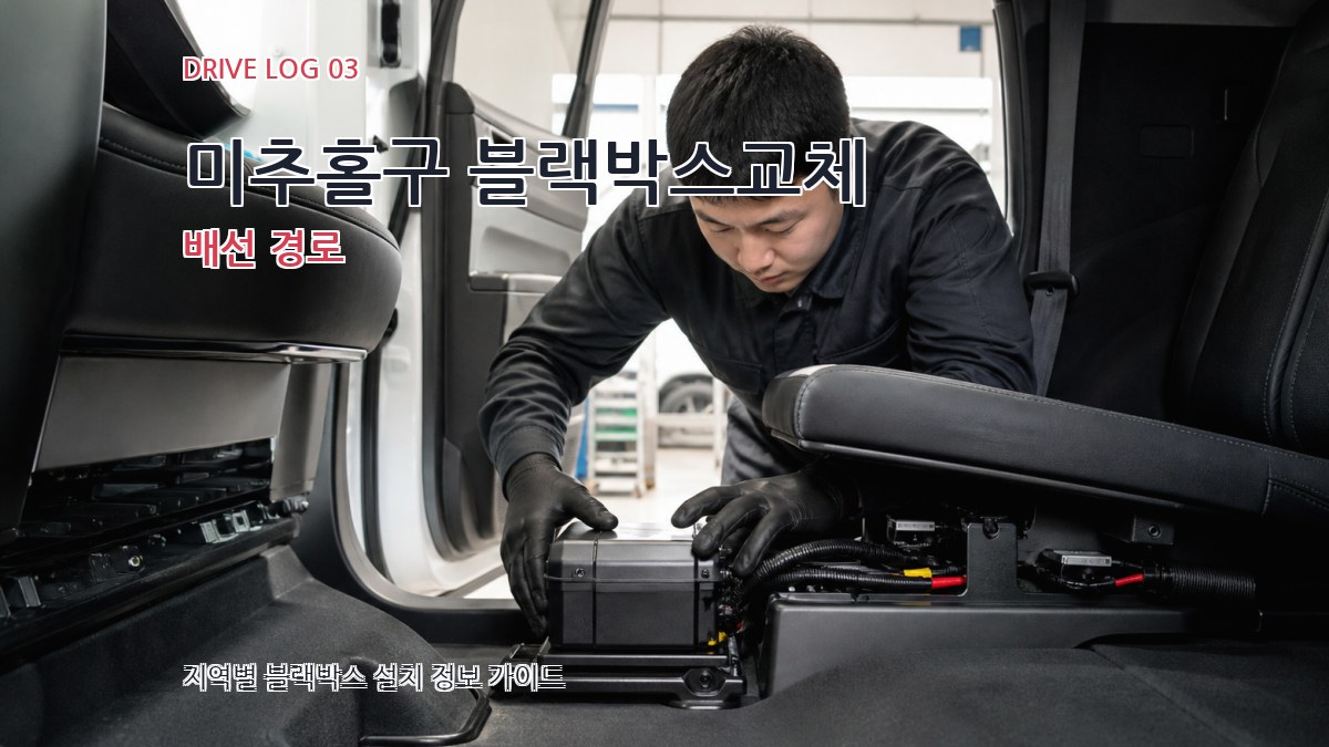 미추홀구 블랙박스교체 배선 경로