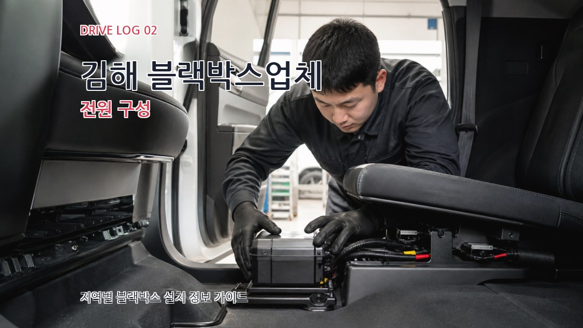 김해 블랙박스업체 전원 구성