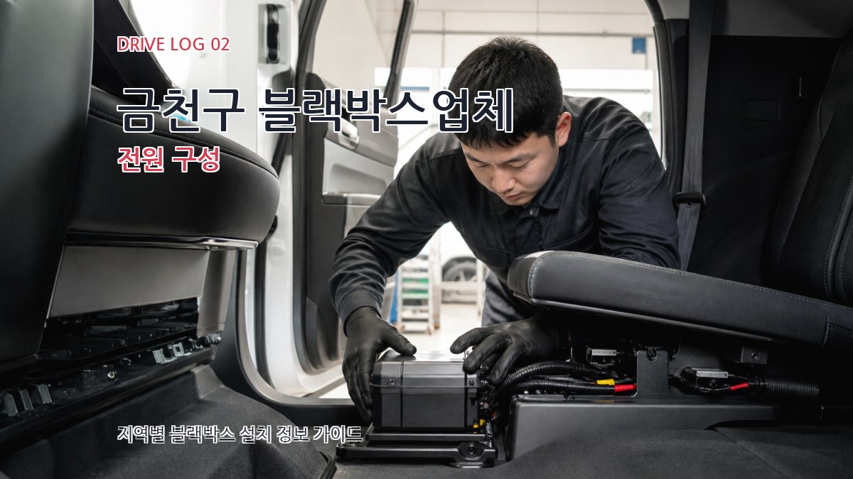 금천구 블랙박스업체 전원 구성