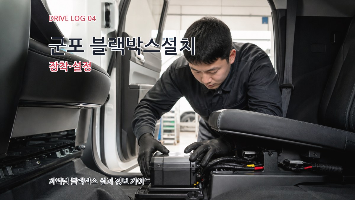 군포 블랙박스설치 장착·설정