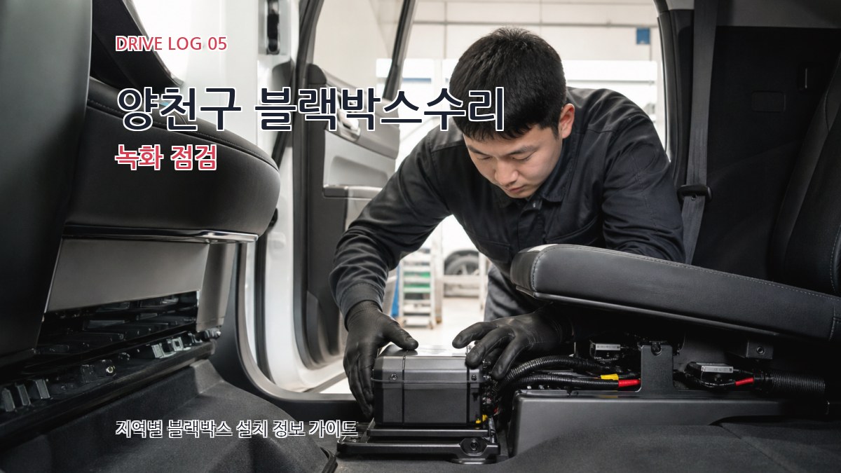양천구 블랙박스수리 녹화 점검