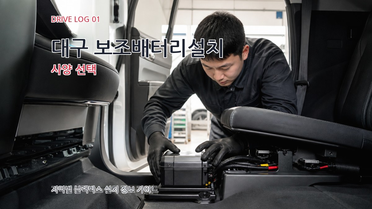 대구 보조배터리설치