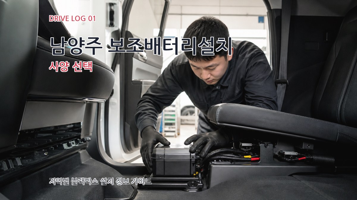 남양주 보조배터리설치