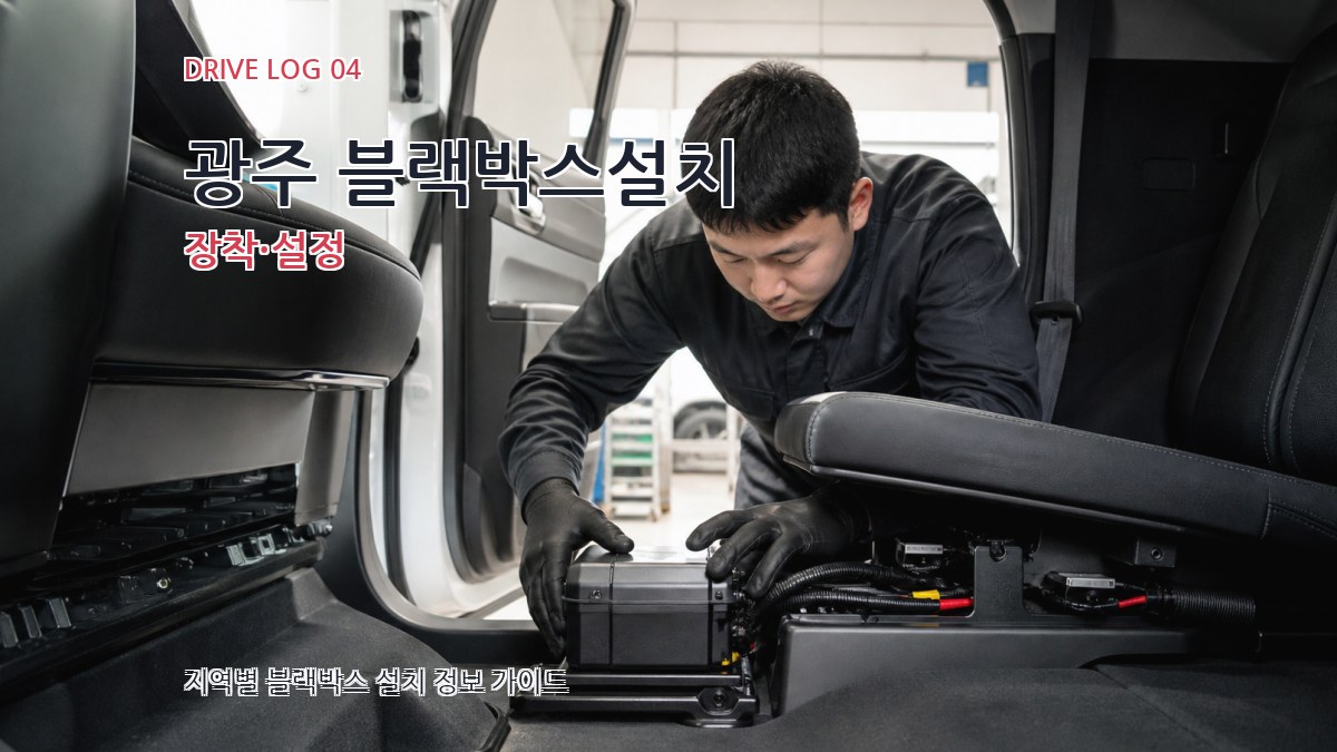 광주 블랙박스설치 장착·설정