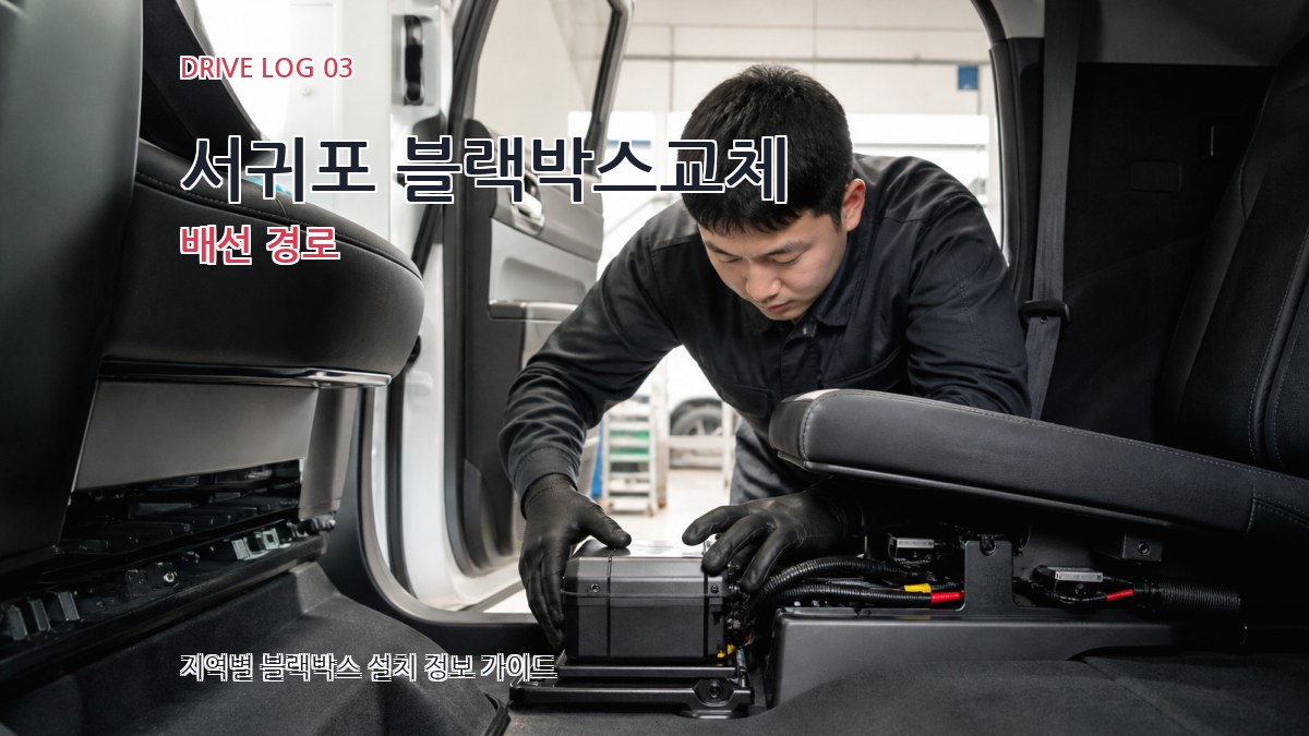 서귀포 블랙박스교체 배선 경로