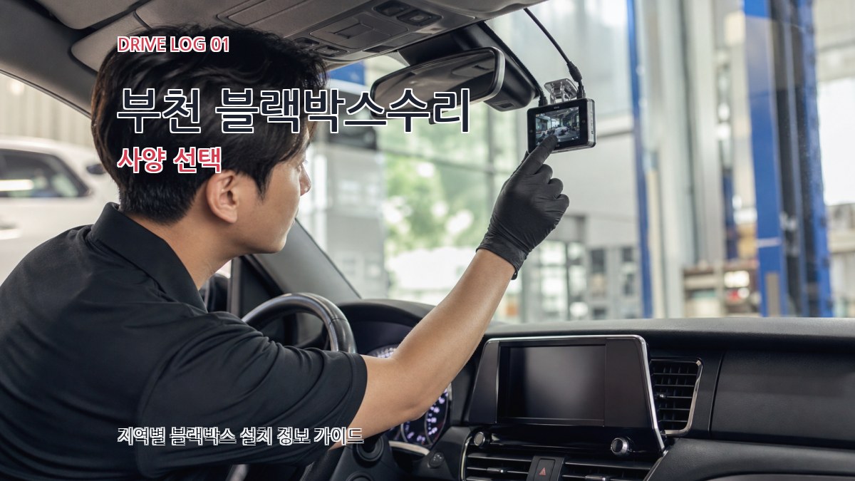 부천 블랙박스수리 사양 선택